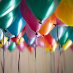 Party - selective focus photography of assorted-color balloons