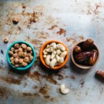 Fasting - three bowls of nuts